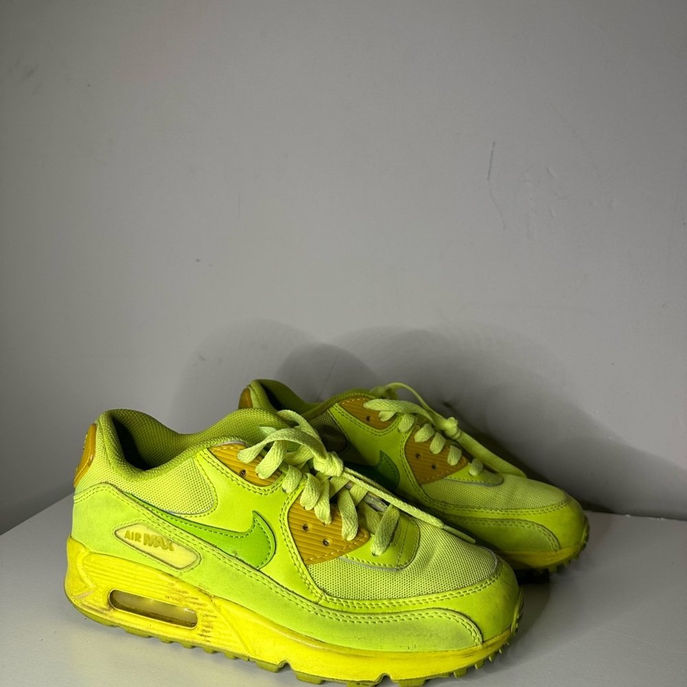 Nike Air Max Lime and Yellow Sneakers